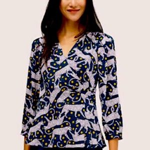 Kate Spade wrap blouse